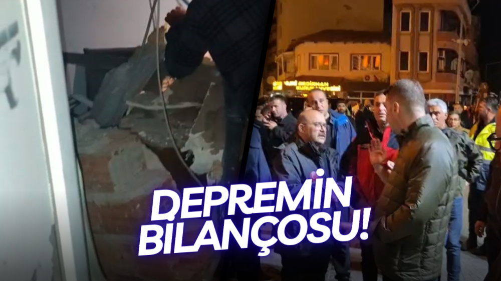 Depremde binalar yıkıldı, can kaybı yok!