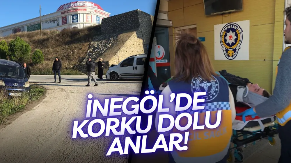 İnegöl’de iki ticari araç çarpıştı: 4 yaralı