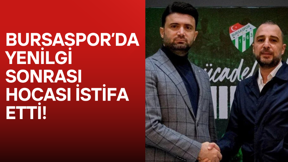 Bursaspor Kırklareli’nde kayıp: Adem Çağlayan istifa etti