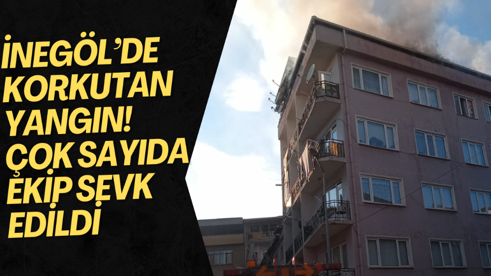 Orhaniye’de çatı katı yangını korkuttu