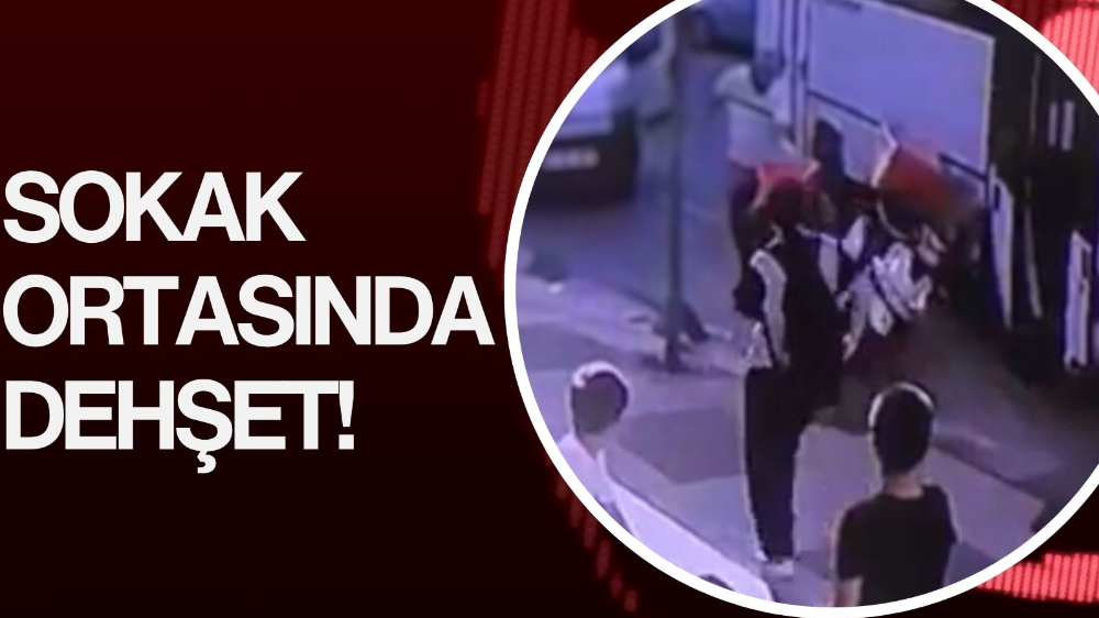 Trafik magandası kuryeye dehşeti yaşattı