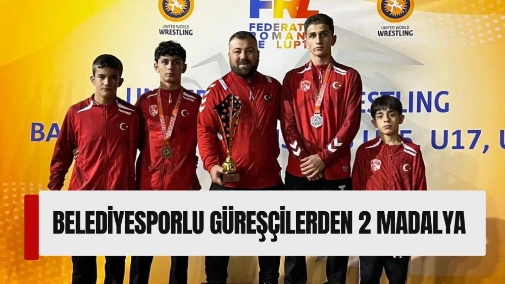 BELEDİYESPORLU GÜREŞÇİLERDEN 2 MADALYA