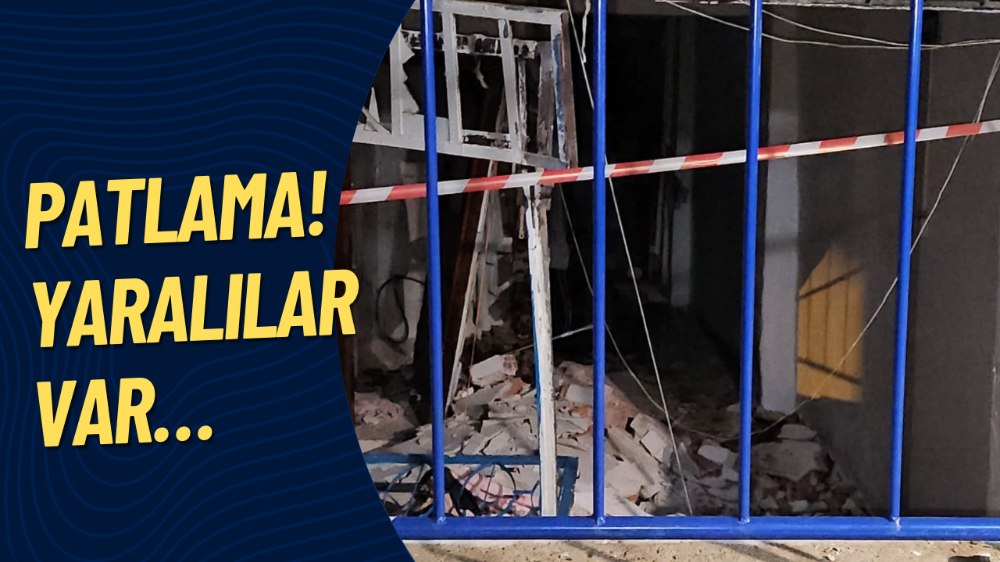 Bodrum katta mutfak tüpü patladı: 3 yaralı