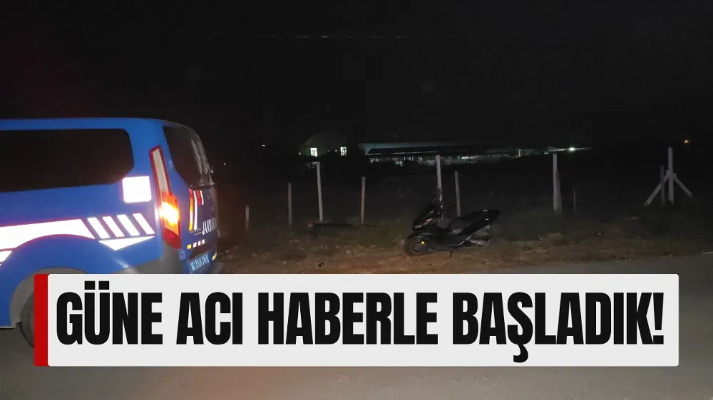 Motosiklet sürücüsü ağır yaralandı !