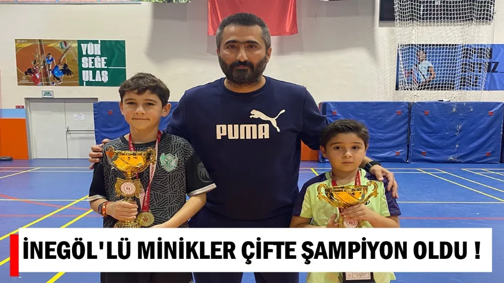 Bursa’da Minikler Masa Tenisinde İnegöl