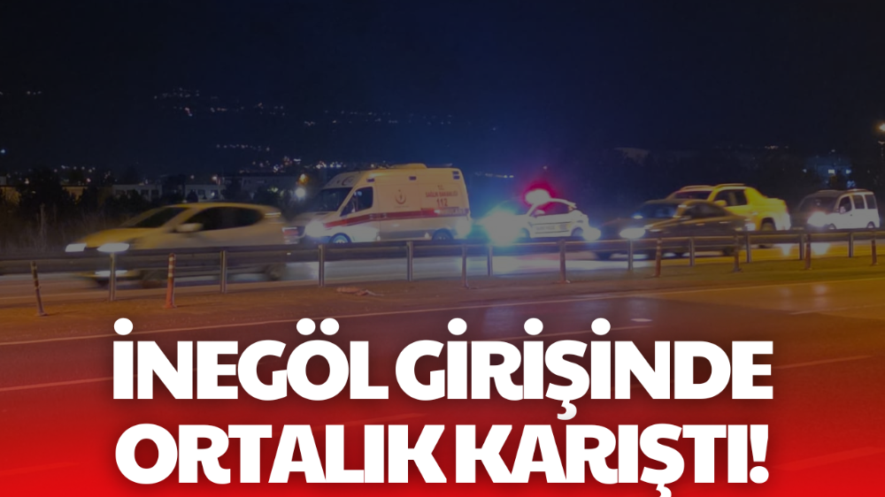 Bursa yolunda kaza !