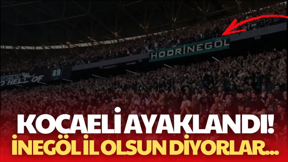 Kocaeli’den dikkat çeken çıkış: “82 İnegöl olsun!”