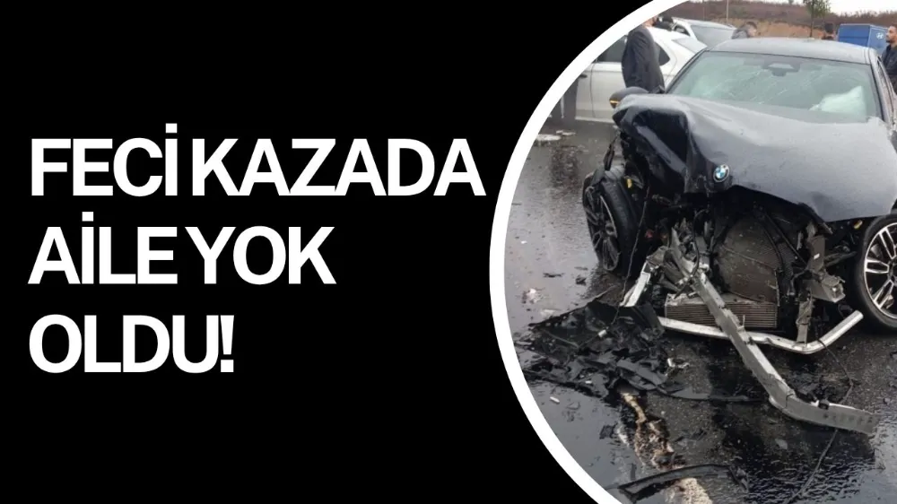 Katliam gibi kaza! Bir aile yok oldu...