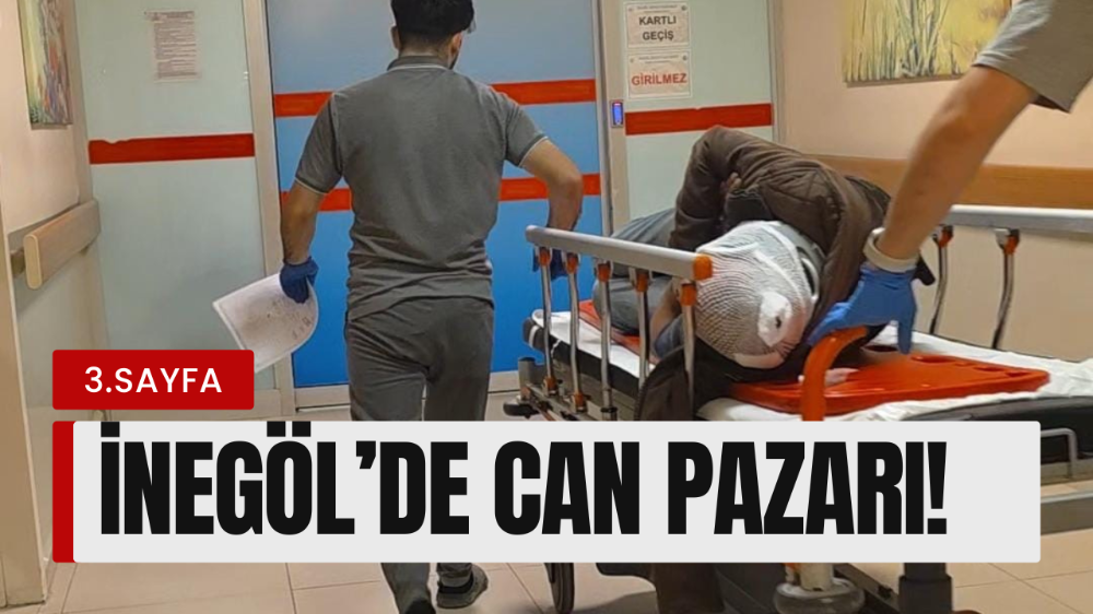 İnegöl’de Otomobil ile Motosiklet Çarpıştı: Sürücü Ağır Yaralı