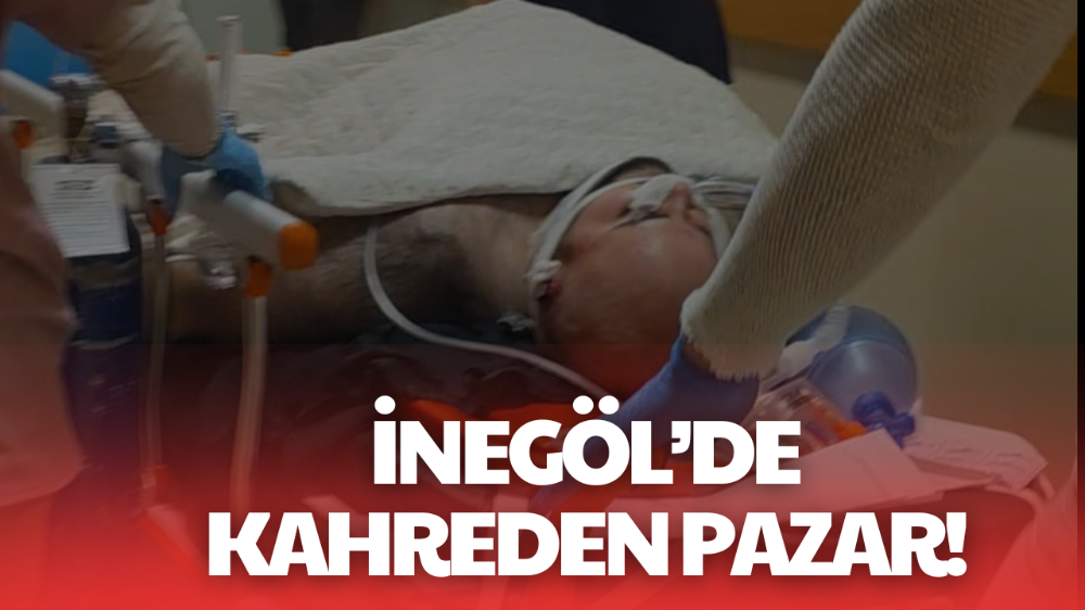 İnegöl OSB’de otomobil scooter’a çarptı: 21 yaşındaki genç ağır yaralı