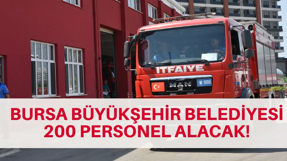 Bursa Büyükşehir Belediyesi işe alım ilanını duyurdu!