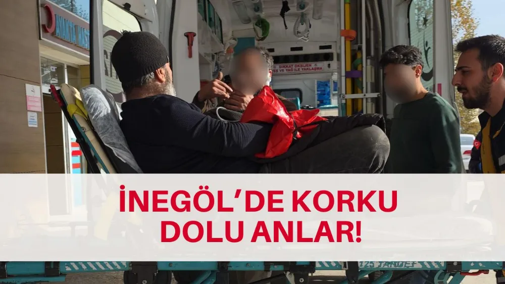 İnegöl’de Kavşakta Motosiklet ile Elektrikli Bisiklet Çarpıştı: 2 Yaralı