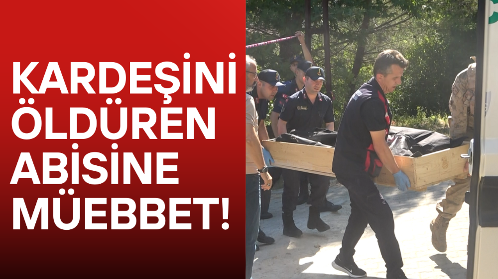 Kardeşini öldüren ağabeye ağırlaştırılmış müebbet talebi