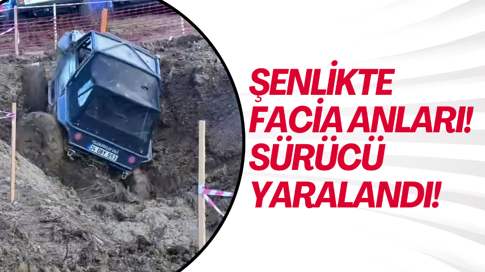 Off-road aracı takla attı, pilot kazayı ufak sıyrıklarla atlattı