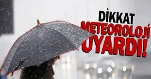 İnegöl için kuvvetli yağış ve ani soğuma uyarısı