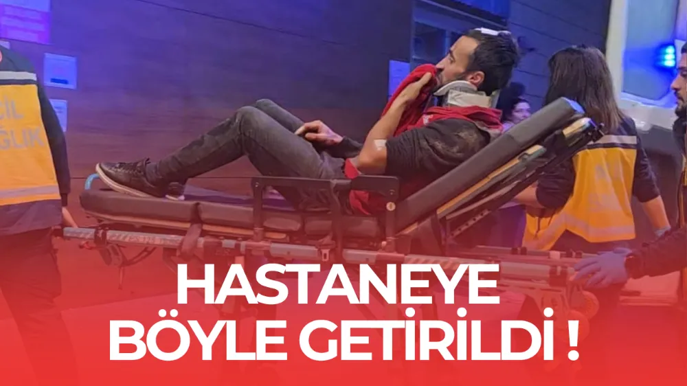 Kamyonet bisiklet sürücüsüne çarptı !