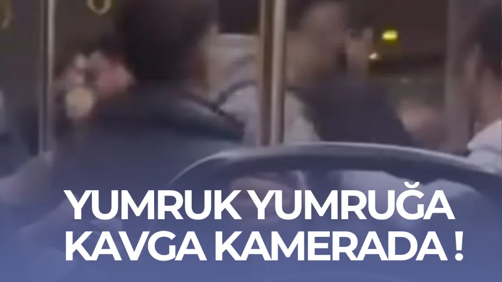 Belediye otobüsünde kavga: Yolcular tekme tokat birbirine girdi