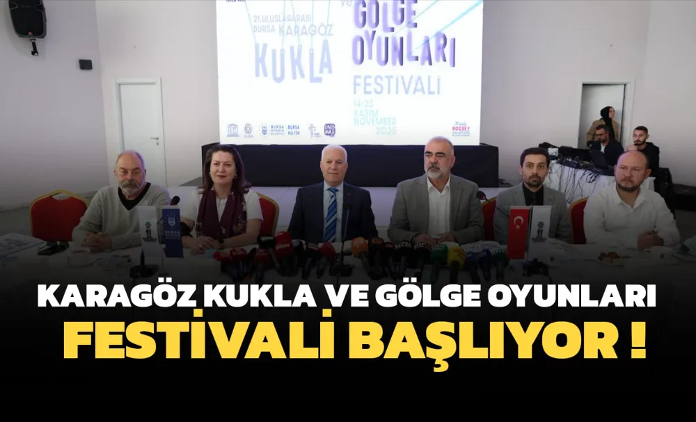 KARAGÖZ KUKLA VE GÖLGE OYUNLARI FESTİVALİ BAŞLIYOR