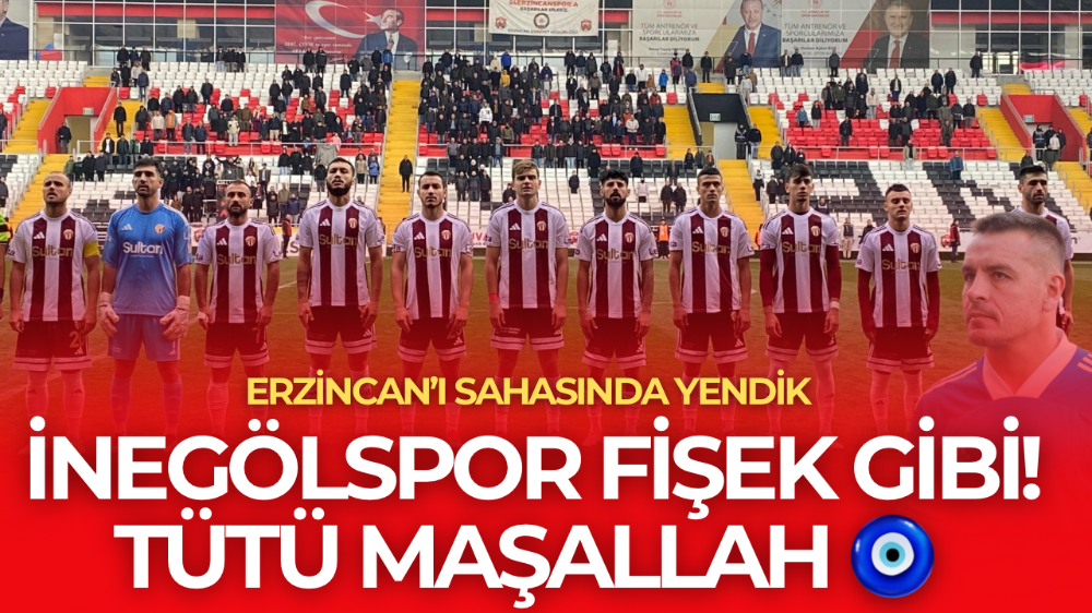 İnegölspor deplasmanda güldü! 3 puanı tek golle aldı