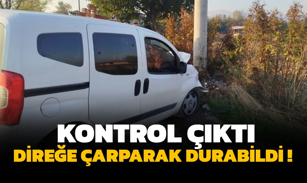 İnegöl Alibeyköy yolunda ölümden döndü !