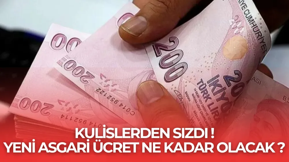 Yeni asgari ücret sızdı !