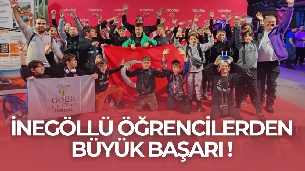 İnegöllü Öğrenciler Robotex International 2025’te Dünya Çapında Başarı Elde Etti