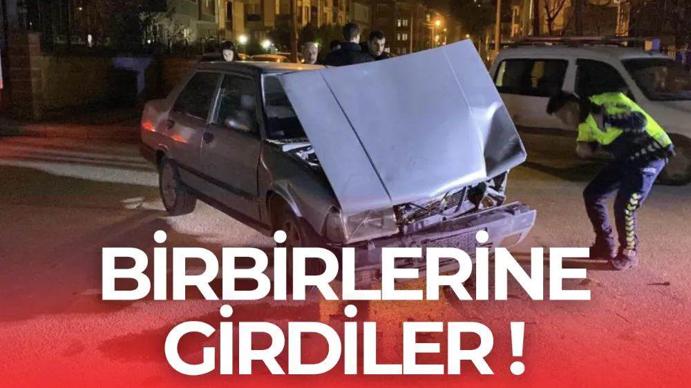 İnegöl’de İki Otomobil Çarpıştı: 1 Kişi Yaralandı