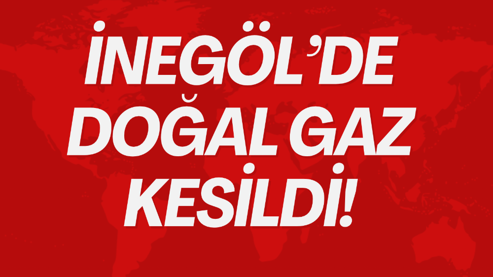İnegöl’de boru patlaması! Sokaklarda gaz kesildi?