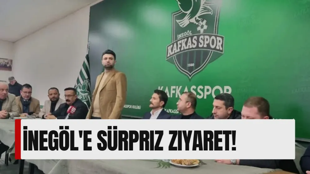 Bursaspor Başkanı Enes Çelik’ten İnegöl’e Sürpriz Ziyaret