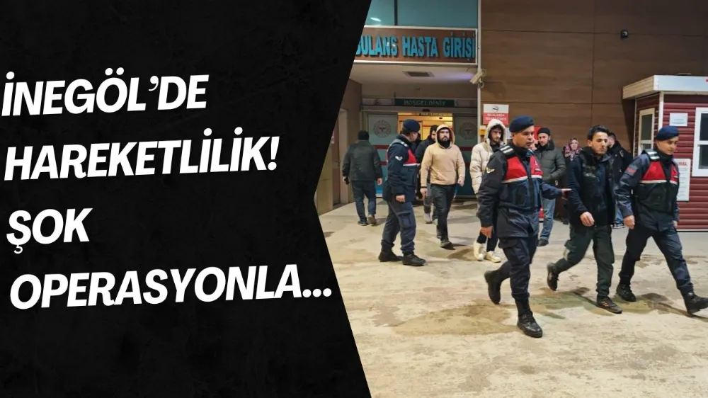 İnegöl Jandarma Komutanlığı Ekipleri 7 Yabancı Uyruklu Şahsı Yakaladı