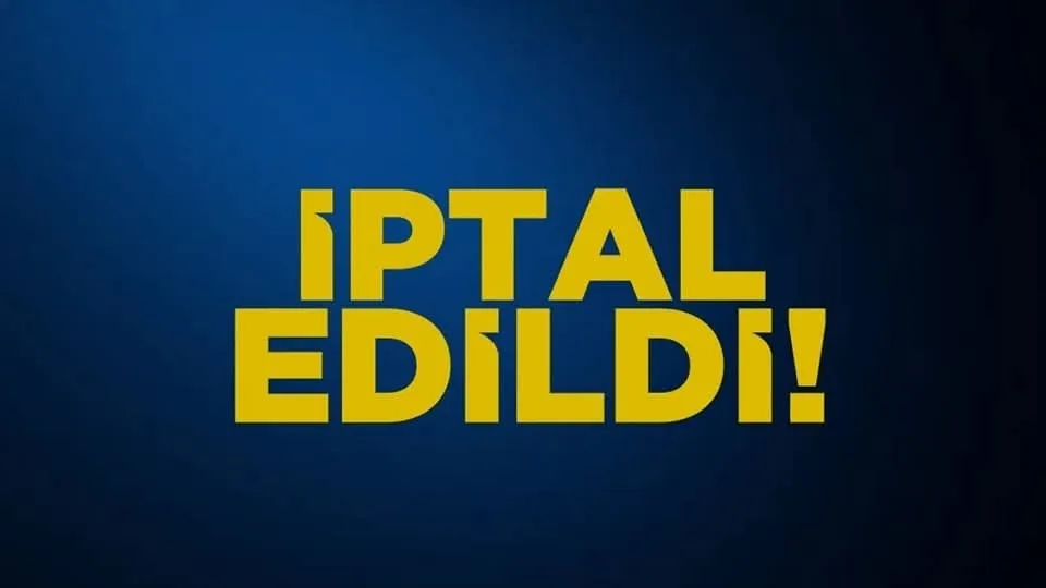 Seferler iptal edildi!