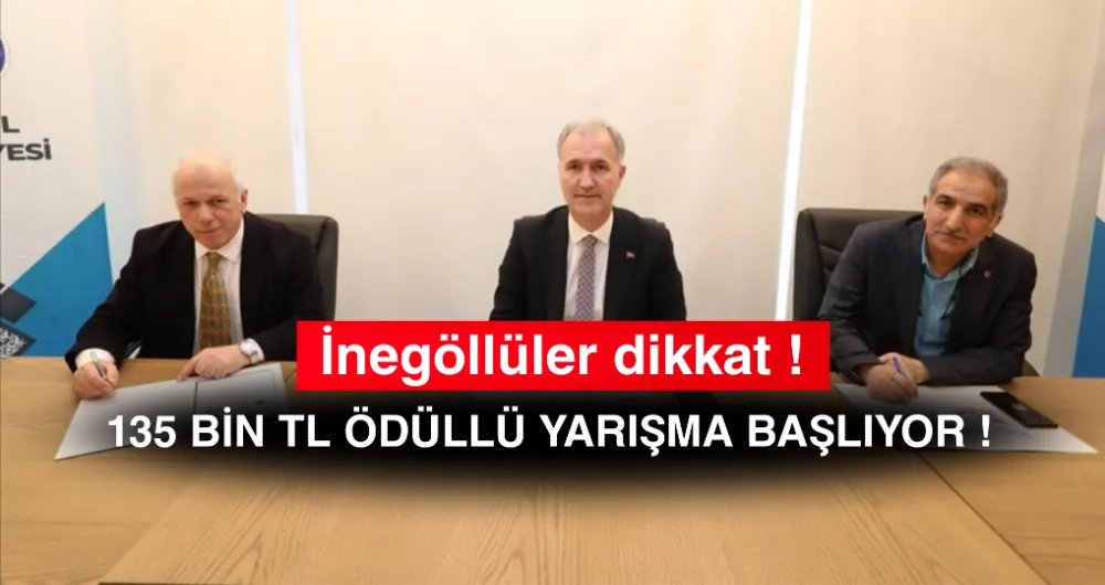 İnegöl Belediyesi’nden 135 Bin Tl Ödüllü Fikir Yarışması