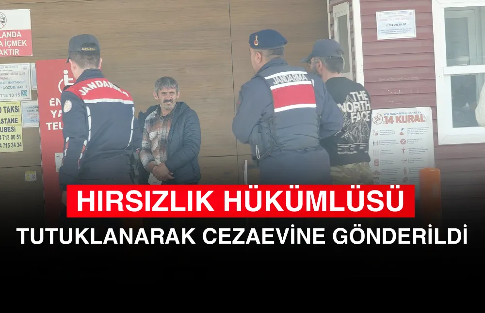 Hırsızlık Suçundan 2 Yıl Hapis Cezası Bulunan Şahıs Tutuklandı