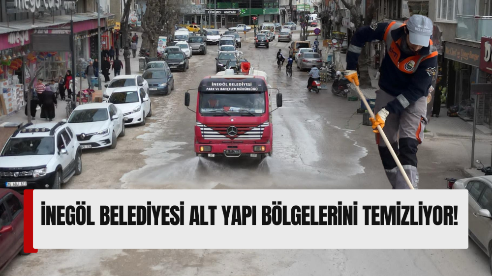 İnegöl Belediyesi’nden Temizlik Hamlesi: Toz Şikayetlerine Karşı Harekete Geçildi