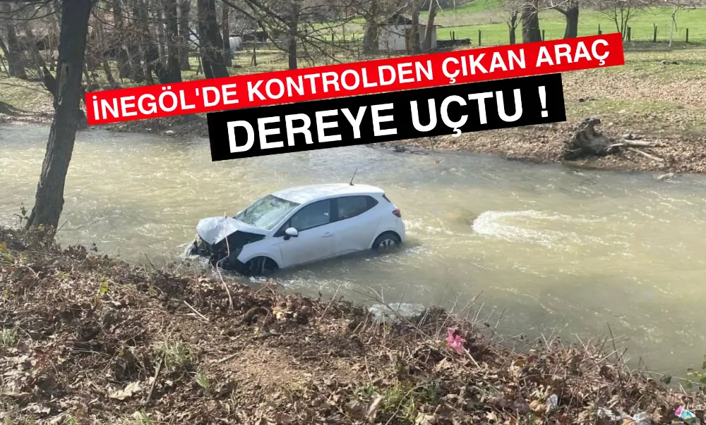 Rüştiye Mahallesi’nde Hafif Ticari Araç Dereye Uçtu: 2 Yaralı