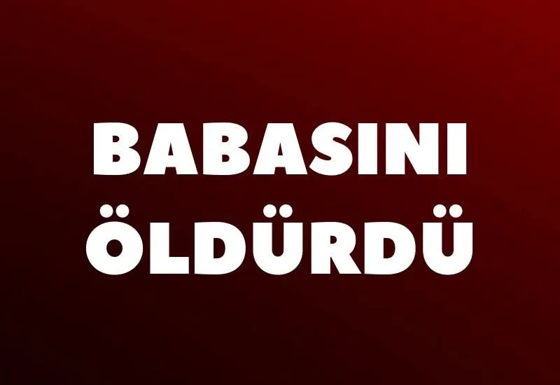 19 Yaşındaki Genç Babasını Öldürdü