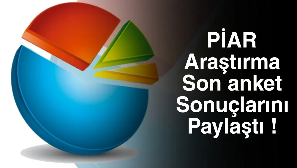 PİAR Araştırma son anket sonuçlarını paylaştı !