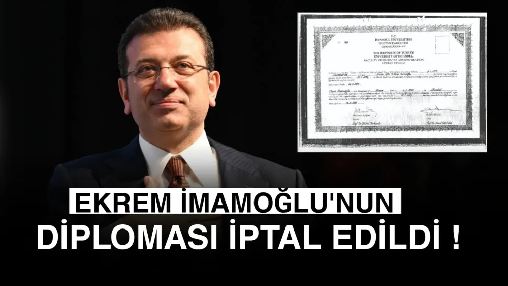 İBB Başkanı Ekrem İmamoğlu