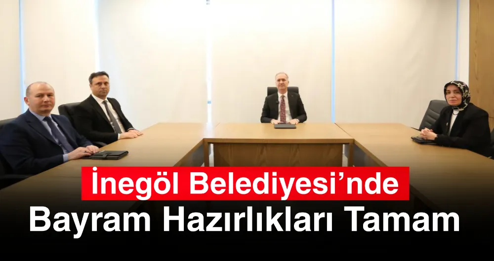 İnegöl Belediyesi’nde Bayram Hazırlıkları Tamam