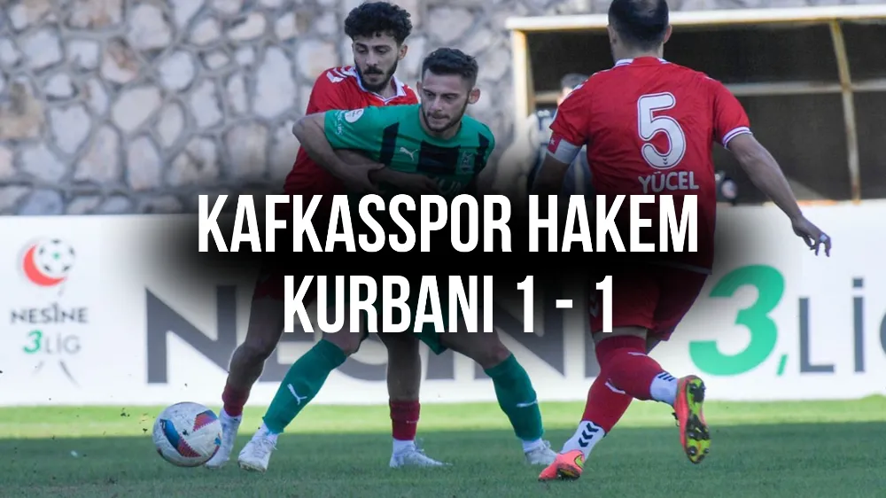 Kafkasspor Deplasmandan 1 Puanla Döndü