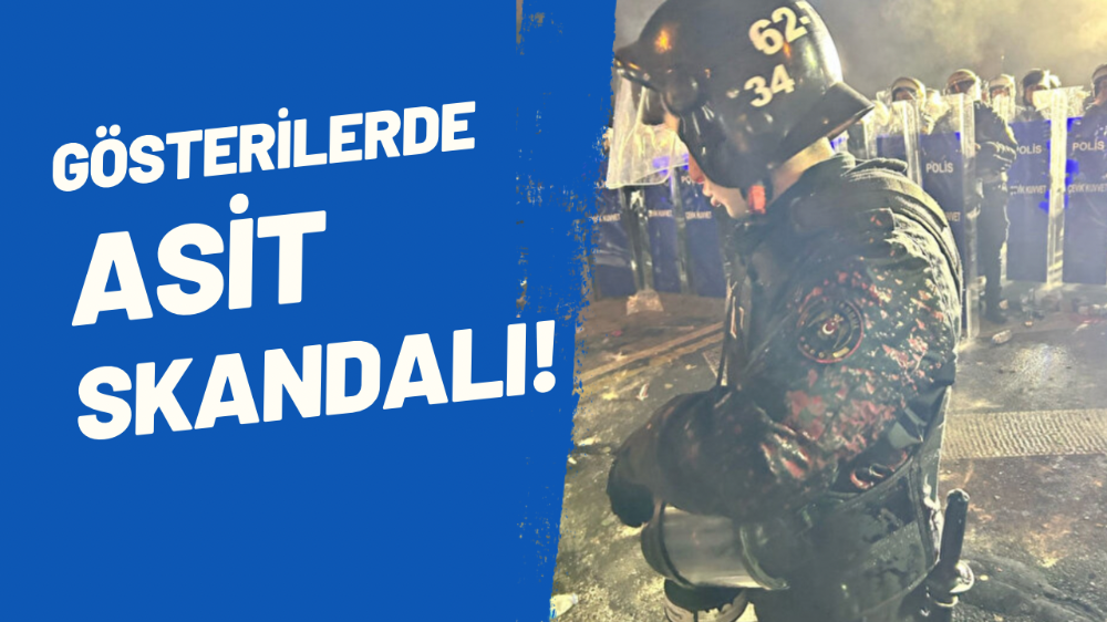 Polisin üniforması eridi!