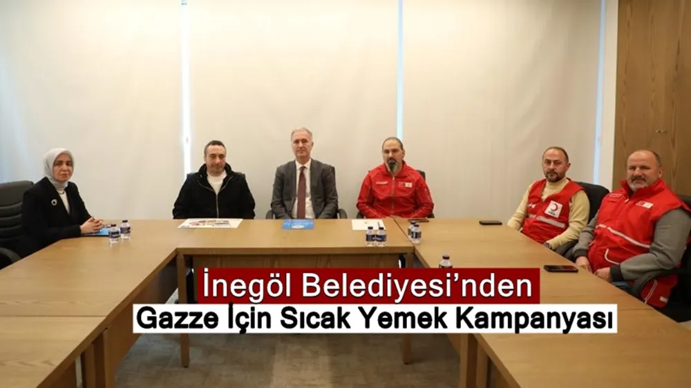 İnegöl Belediyesi’nden Gazze İçin Sıcak Yemek Kampanyası
