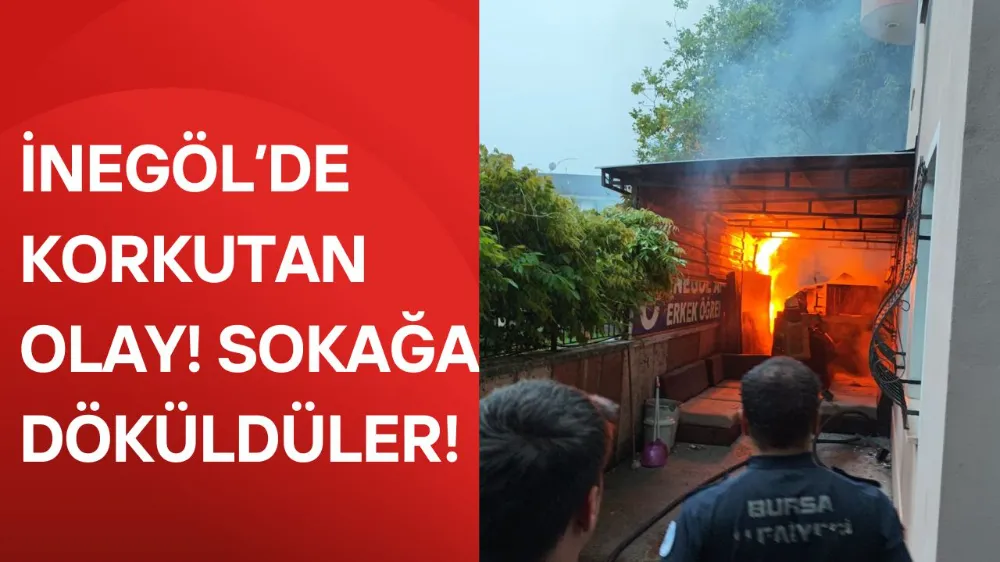 Öğrenci yurdunda korkutan yangın !