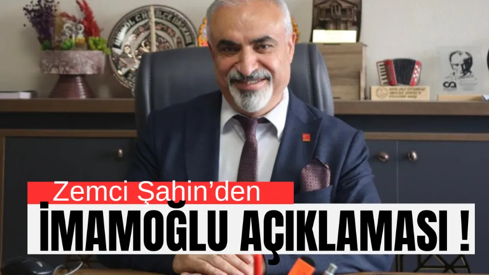 CHP İnegöl İlçe Başkanı Zemci Şahin’den Ekrem İmamoğlu’na Destek Kampanyası Açıklaması