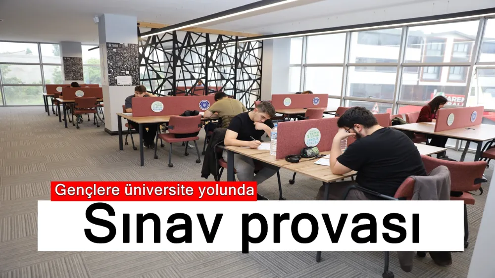 Gençlere üniversite yolunda sınav provası