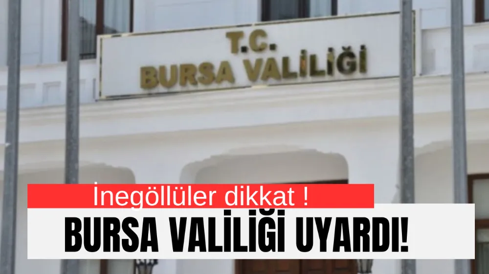 Bursa Valiliğinden Kuvvetli Rüzgar ve Yağış Uyarısı