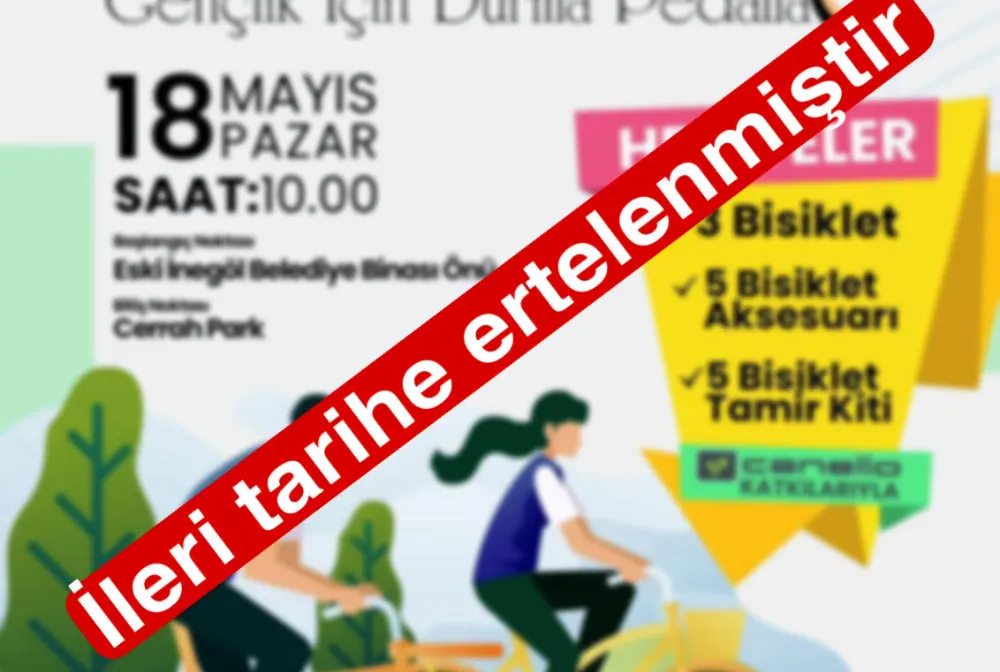 Bisiklet Turu Ertelendi