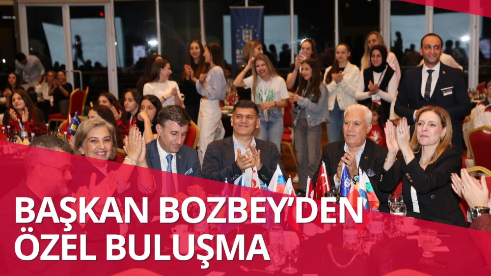 Başkan Bozbey, kardeş kentlerden gelen sporcularla buluştu