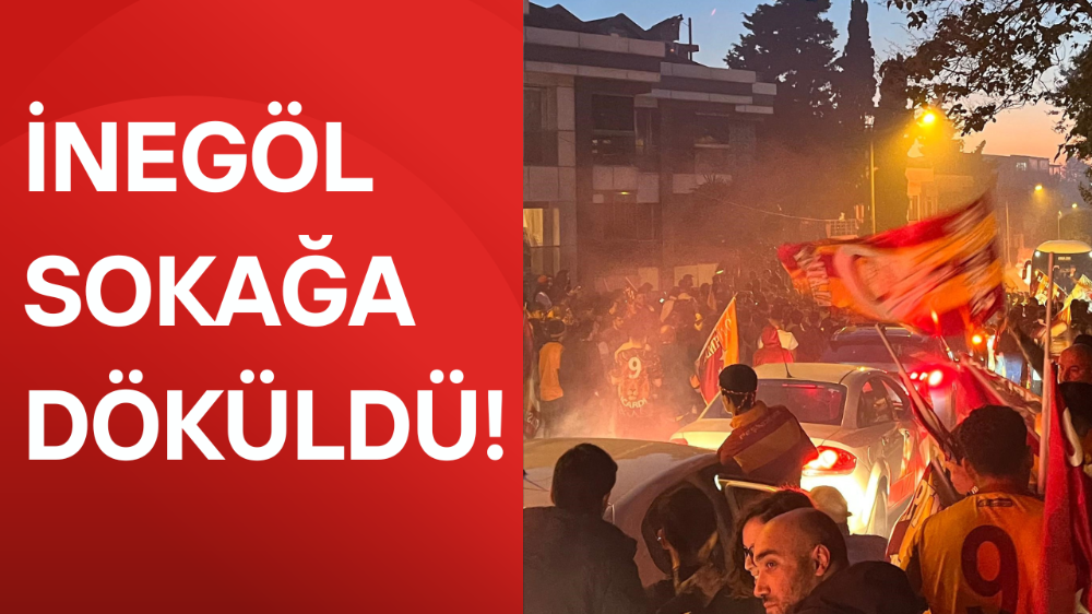 Galatasaray’ın 25. Şampiyonluğu İnegöl’de Kutlandı