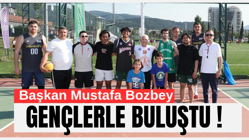 Başkan Mustafa Bozbey, gençlerle buluştu